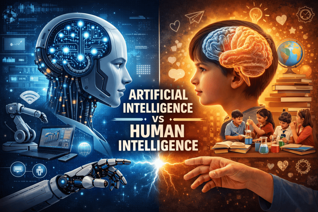 ai-vs-human-intelligence-comparison